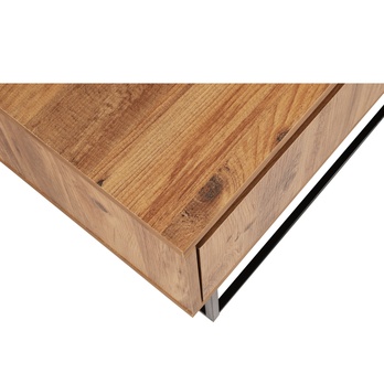 TV komoda LUPIN orech/čierna 17