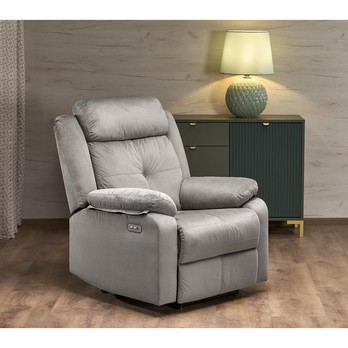 Kreslo LURAS sivá 1