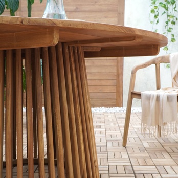 Jedálenský stôl LURCO teak 3