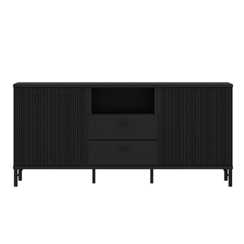 TV komoda LUSAKA čierny grafit, šírka 150 cm 3