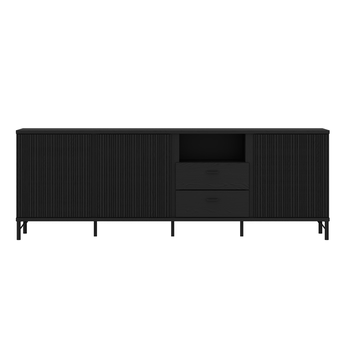 TV komoda LUSAKA čierny grafit, šírka 200 cm 3