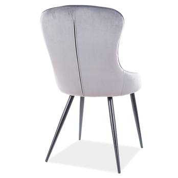 Jedálenská stolička LUTES sivá 2