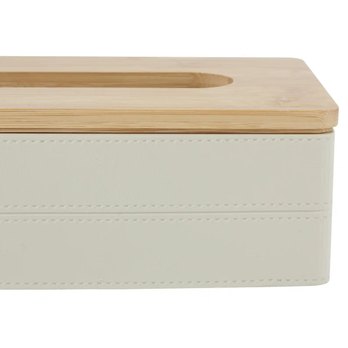 Box na papierové vreckovky LUXE béžová/prírodná 2