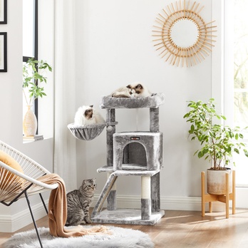 Škrabadlo pre mačky LUXURY sivá 1