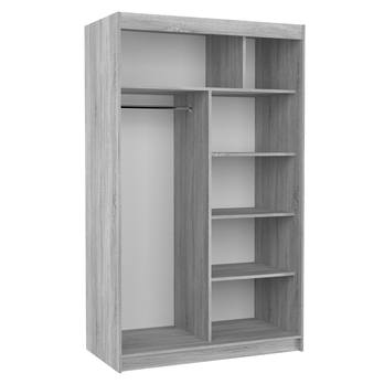 Šatní skriňa LYNA čokoládovo hnedá 2