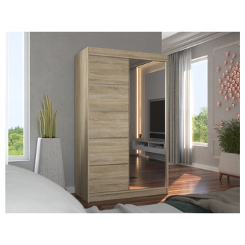 Šatní skriňa LYNA dub sonoma 4