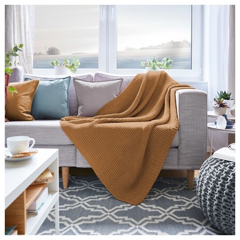 Pléd LYNN NEW horčicová 1