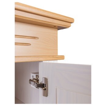 Komoda  LYSANDRA 2D biela/hnedá 6