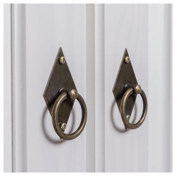 Komoda  LYSANDRA 2D biela/hnedá 7