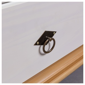 Komoda  LYSANDRA 2D biela/hnedá 8