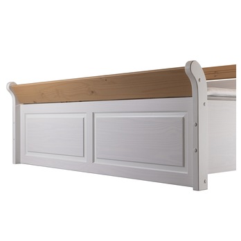 Posteľ  LYSANDRA biela/hnedá, 180x200 cm 8