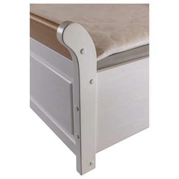 Posteľ  LYSANDRA biela/hnedá, 180x200 cm 9