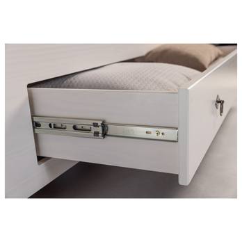 Posteľ  LYSANDRA biela/hnedá, 180x200 cm 13