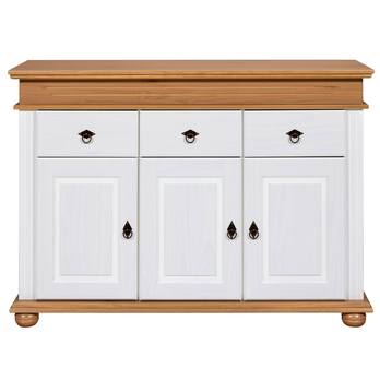 Komoda LYSANDRA biela/hnedá 4