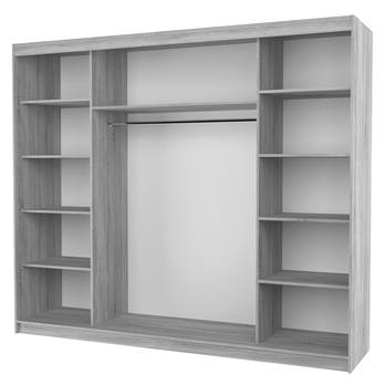 Šatníková skriňa MABELA biela 2