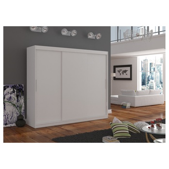 Šatníková skriňa MABELA biela 3