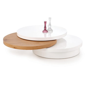 Konferenčný stolík MACHIKI dub zlatý/biela 3