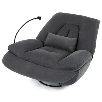 Relaxačné kreslo MACY I sivá 4