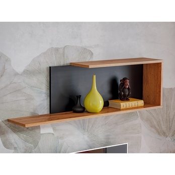 Obývacia stena MAD II dub wotan/matná čierna 4