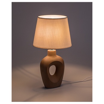 Stolná lampa MADELOR hnedá/béžová 1