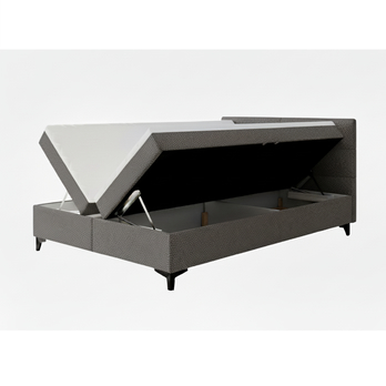 Posteľ s matracom  MADONA sivá, 160x200 cm 2