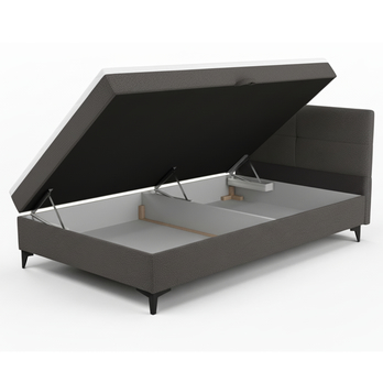 Posteľ s matracom  MADONA sivá, 120x200 cm 2