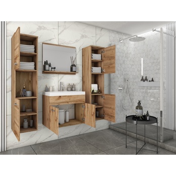 Kúpeľňová zostava MAEL XL dub wotan 1