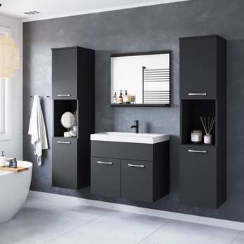 Kúpeľňová zostava MAEL XL čierna 1