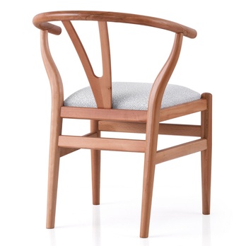 Jedálenská stolička MAGMA krémová/dub 1