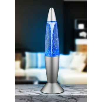 Stolná LED RGB lampa MAGMA sivá 1