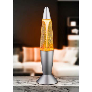 Stolná LED RGB lampa MAGMA sivá 6