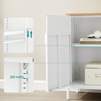 Komoda MAGNETIC 2 biela 5