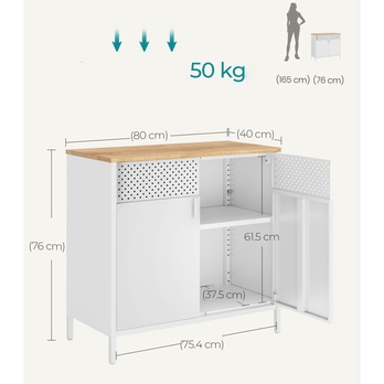 Komoda MAGNETIC 2 biela 6