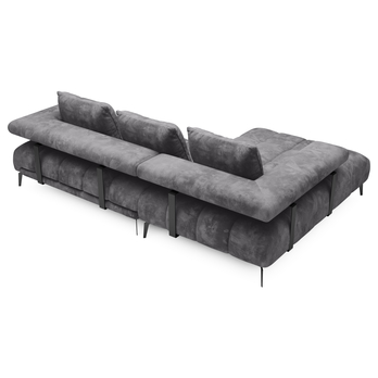 Sedacia súprava MAGNETIC MINI ľavá, grafitová 4