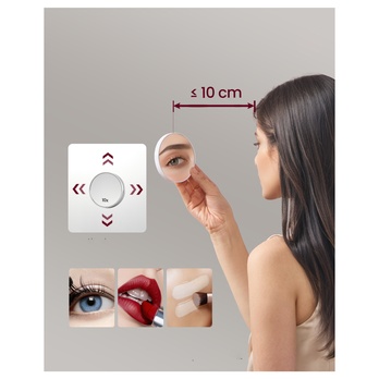 Zrkadlová skrinka MAGNIF biela 5