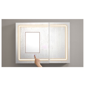 Zrkadlová skrinka MAGNIF biela 6