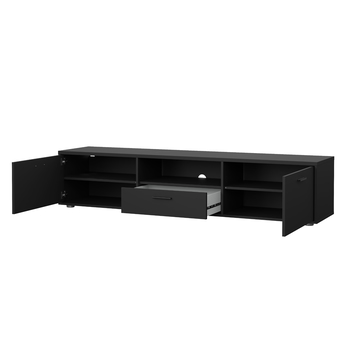 TV stolík MAHLI matná čierna 3