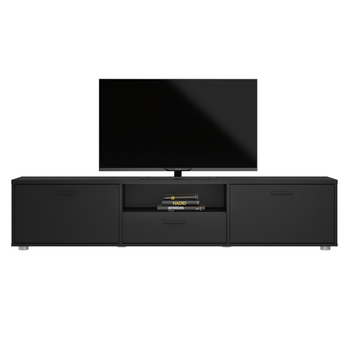 TV stolík MAHLI matná čierna 4