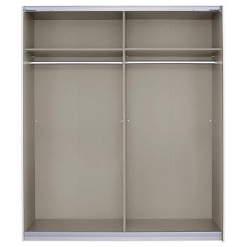 Šatníková skriňa MAHUNY alpská biela, 136 cm 2