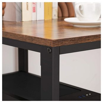 Počítačový stôl MAIA V rustikálna hnedá 2