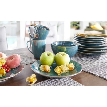 Miska MAILAND modrá/hnedá 1