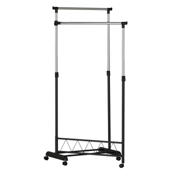 Stojan na šaty MAJA čierna/chróm 1