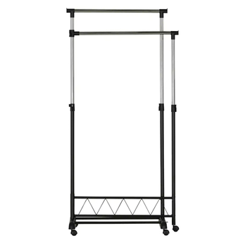 Stojan na šaty MAJA čierna/chróm 3