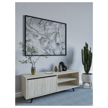 TV stolík MAKU travertín 1
