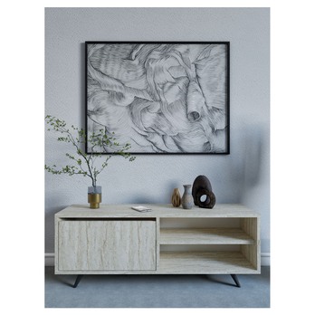 TV stolík MAKU travertín 3