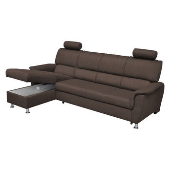 Sedacia súprava MALAGA ľavá, hnedá 1