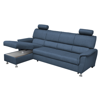 Sedacia súprava MALAGA ľavá, modrá 1