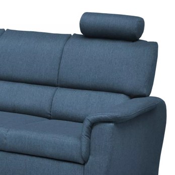 Sedacia súprava MALAGA ľavá, modrá 2