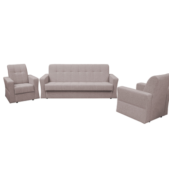 Kreslo MALAKI sivá 1