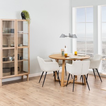 Jedálenský stôl MALIKA dub/prírodná 1